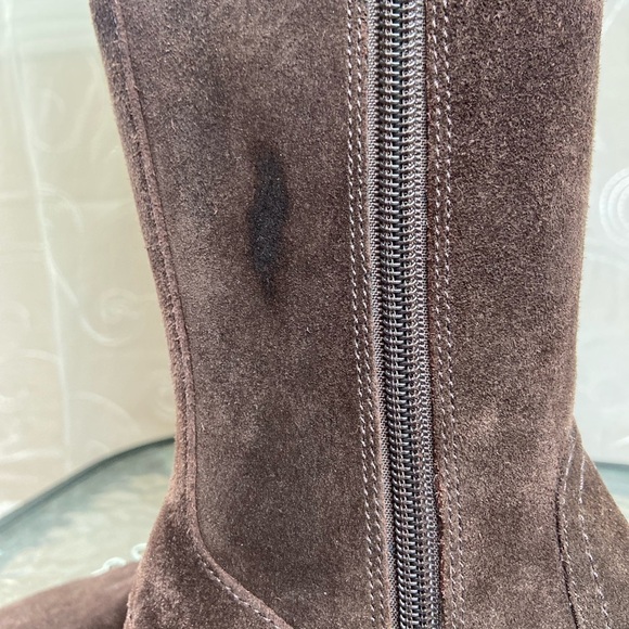 Aerosoles Minnesota Brown Suede Womens Boots, 5.5 - Picture 10 of 15